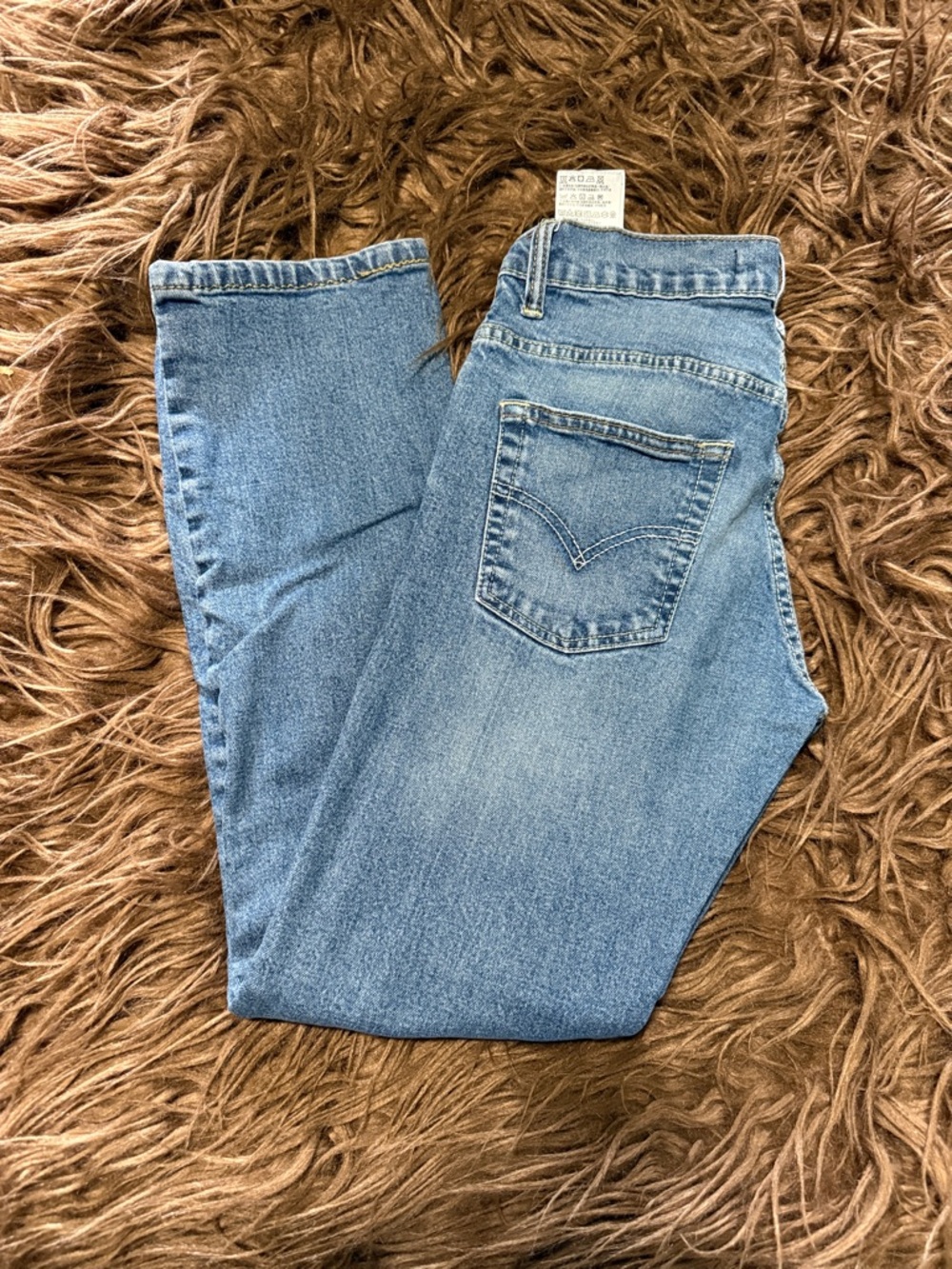 Levi's Light Blue Straight-Leg Denim Jeans